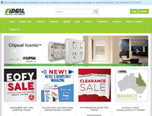 Tablet Screenshot of idealelectrical.com